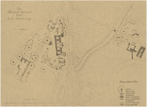 Destruction due to bombing at TU Berlin, from the university archive (Waldinger, 2013, Figure 2).